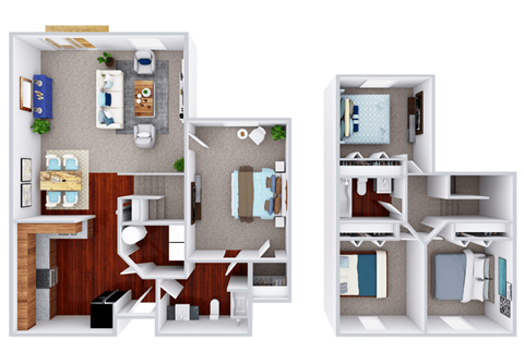 bedroom floor plan an in 2d